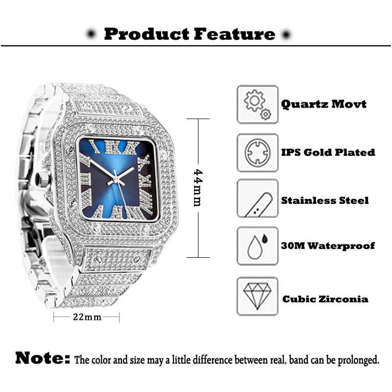 MISSFOX Mens Watches Hip Hop B - Luxury Watch Top 10 评论和价格