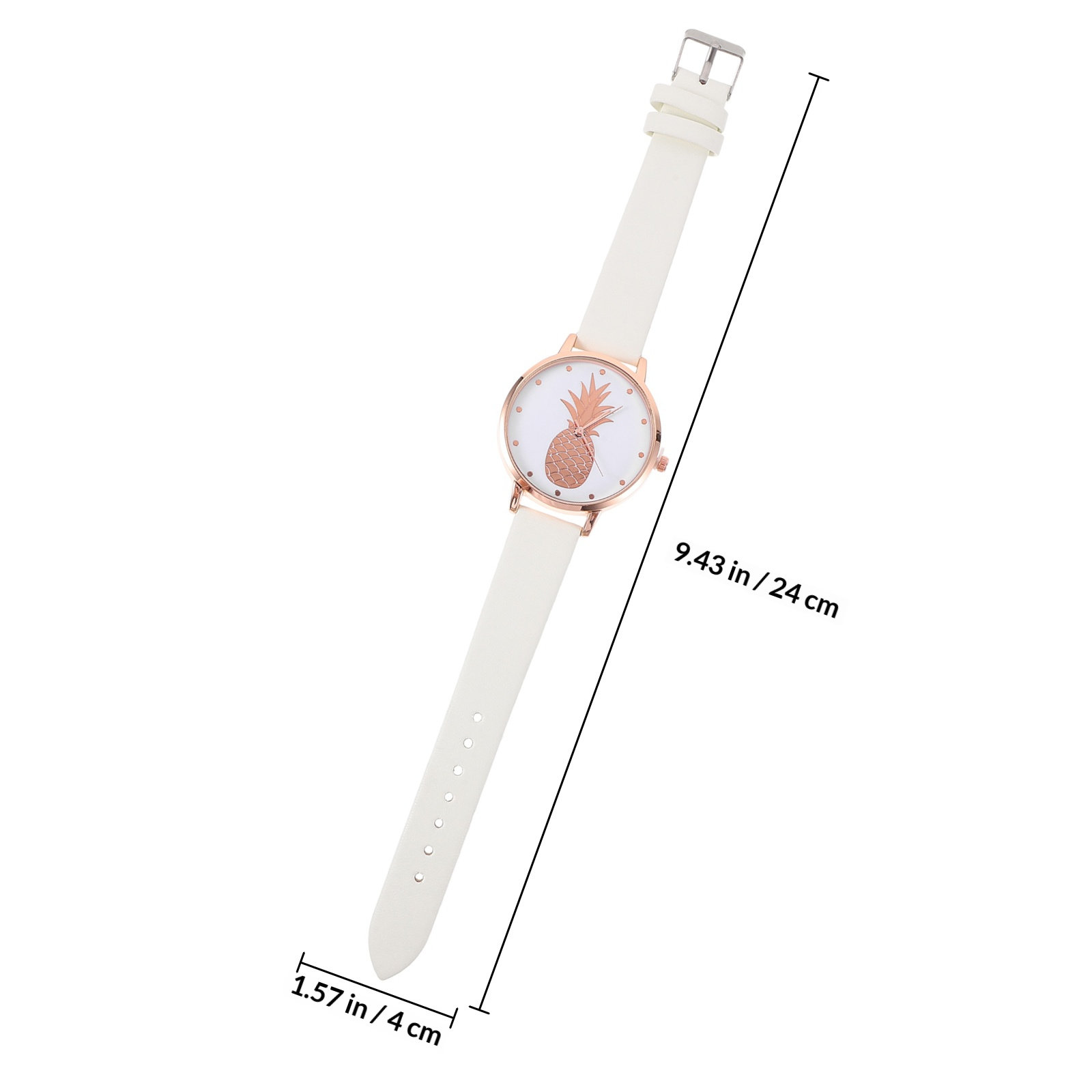 Pineapple Pattern Women Wrist  - Luxury Watch Gift For Her 评论和价格