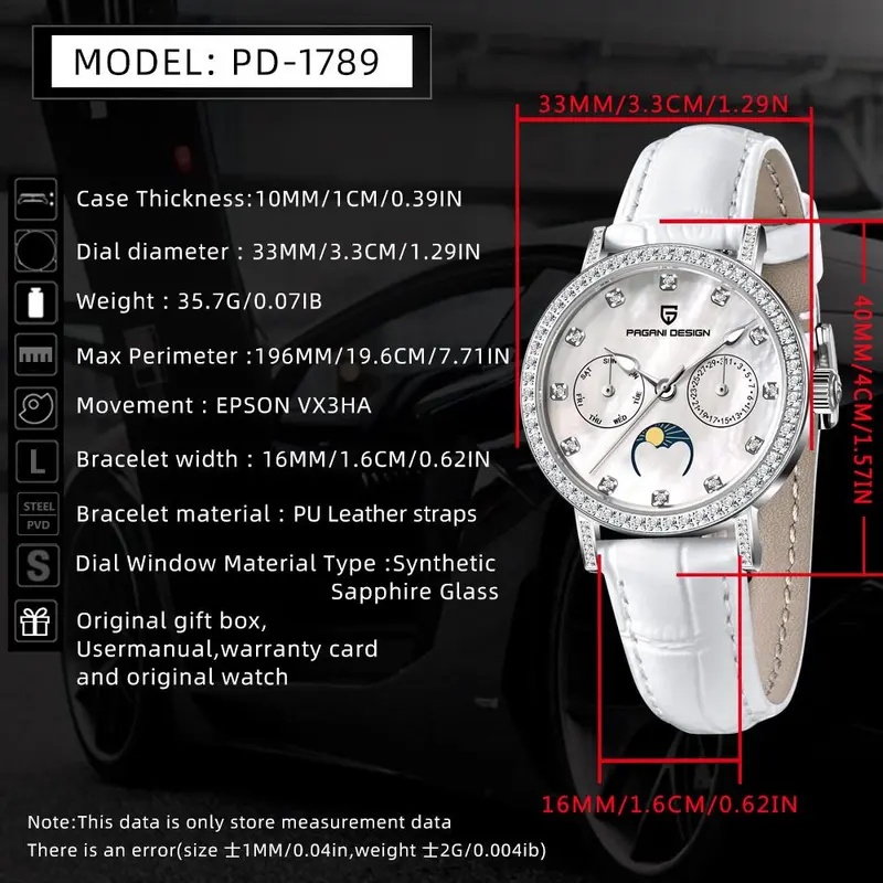 PAGANI DESIGN 1789 Quartz Watc - Luxury Watch Top 10 评论和价格